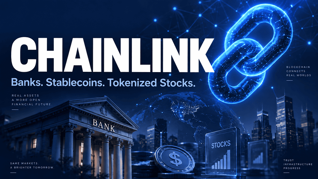 Chainlink’s Latest Moves: $16 Trillion in Bank Payments, a State Stablecoin, and Tokenized Stocks in DeFi