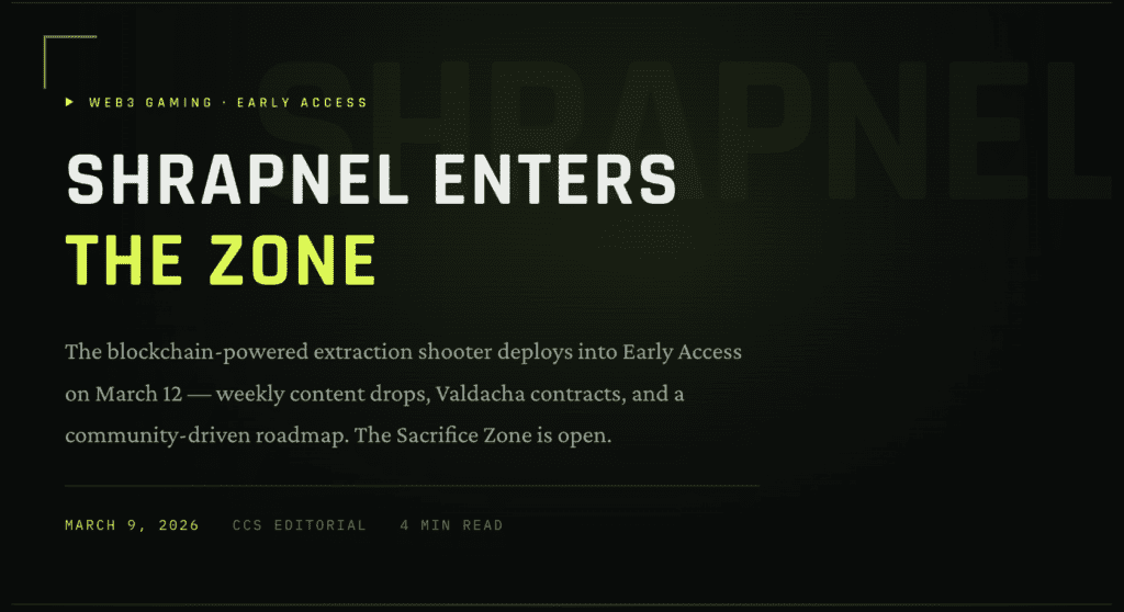Shrapnel Crypto Coin Show
