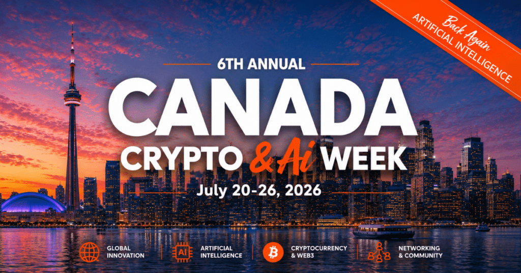 1200 x 628 - Canada Crypto and AI Week PR Graphic