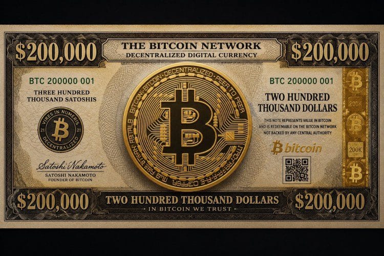 Crypto Analyst Gives Timeframe For When The Bitcoin Price Will Hit $200,000