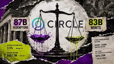 USDC redemptions just outpaced mints by $4B, but a massive new token presale is quietly doubling Circle’s revenue outlook